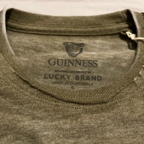 Lucky Brand Mens Guinness Graphic Tee Small - Picture 4 of 5
